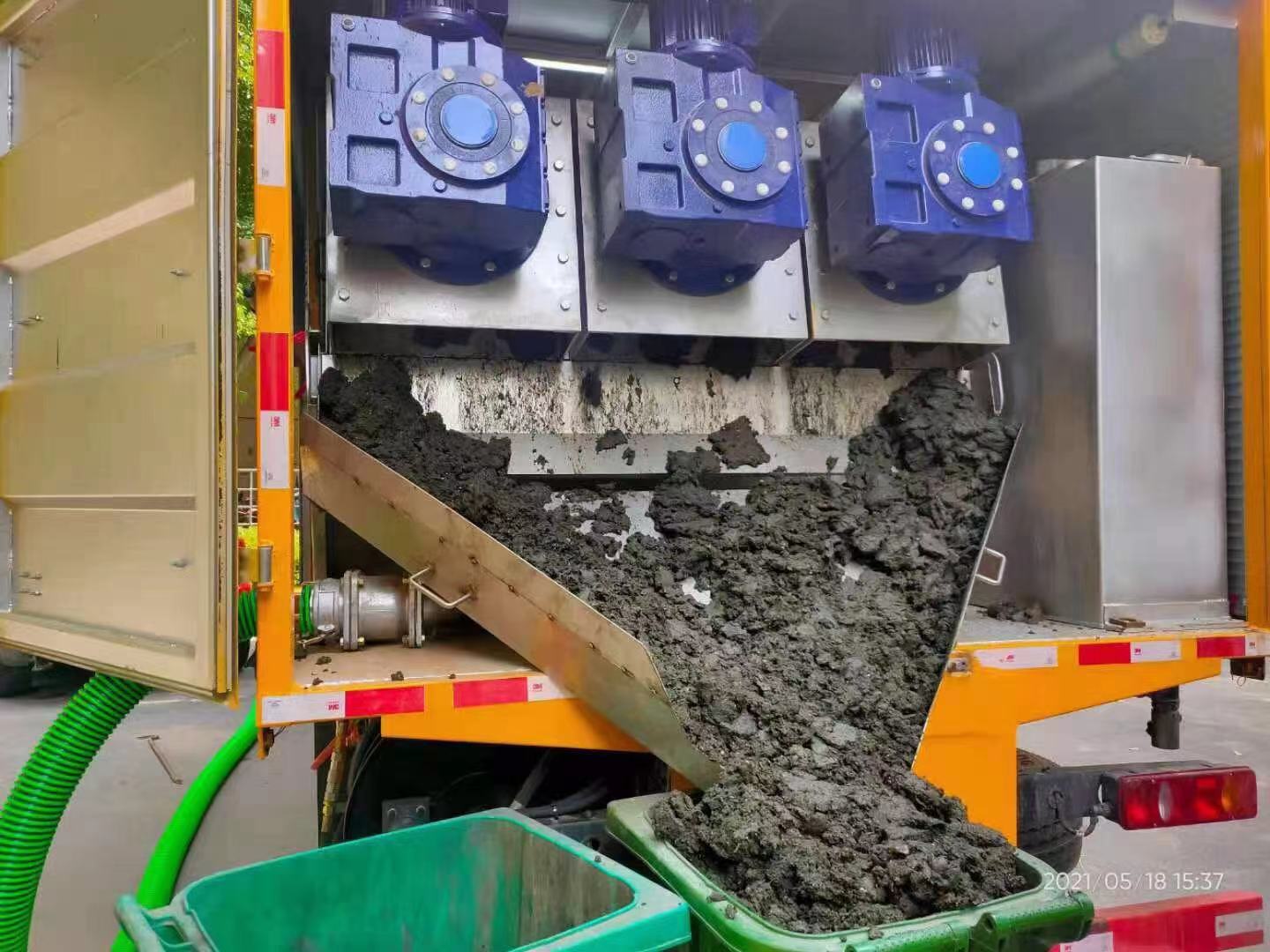 熊口镇化粪池清掏城市维护站-泥浆净化干湿分离处理